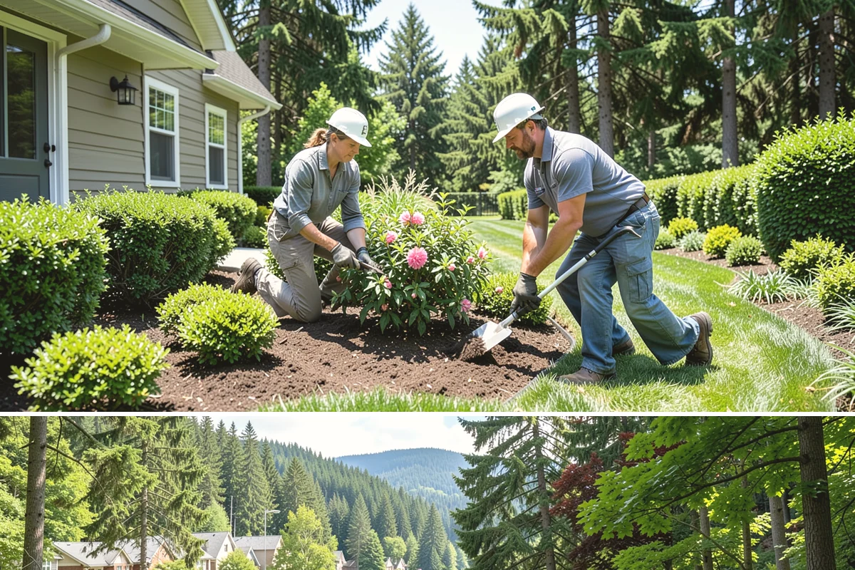 Bed Expansion in Lake Forest Park, King County, WA - Best done in the cool, moist windows of spring or early autumn so freshly opened soil settles before Puget Sound's summer dry...