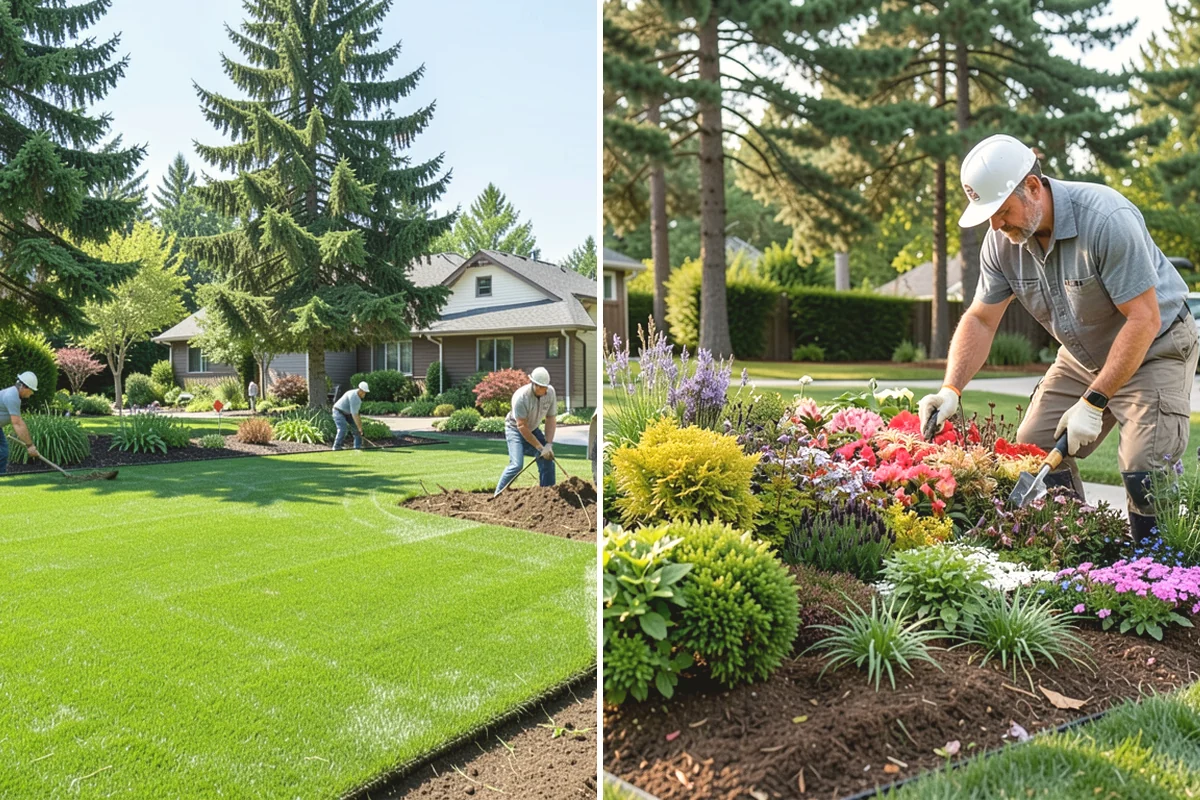 Bed Expansion in Lake Stevens, Snohomish County, WA - Lay out the new bed shape with you and mark the perimeter