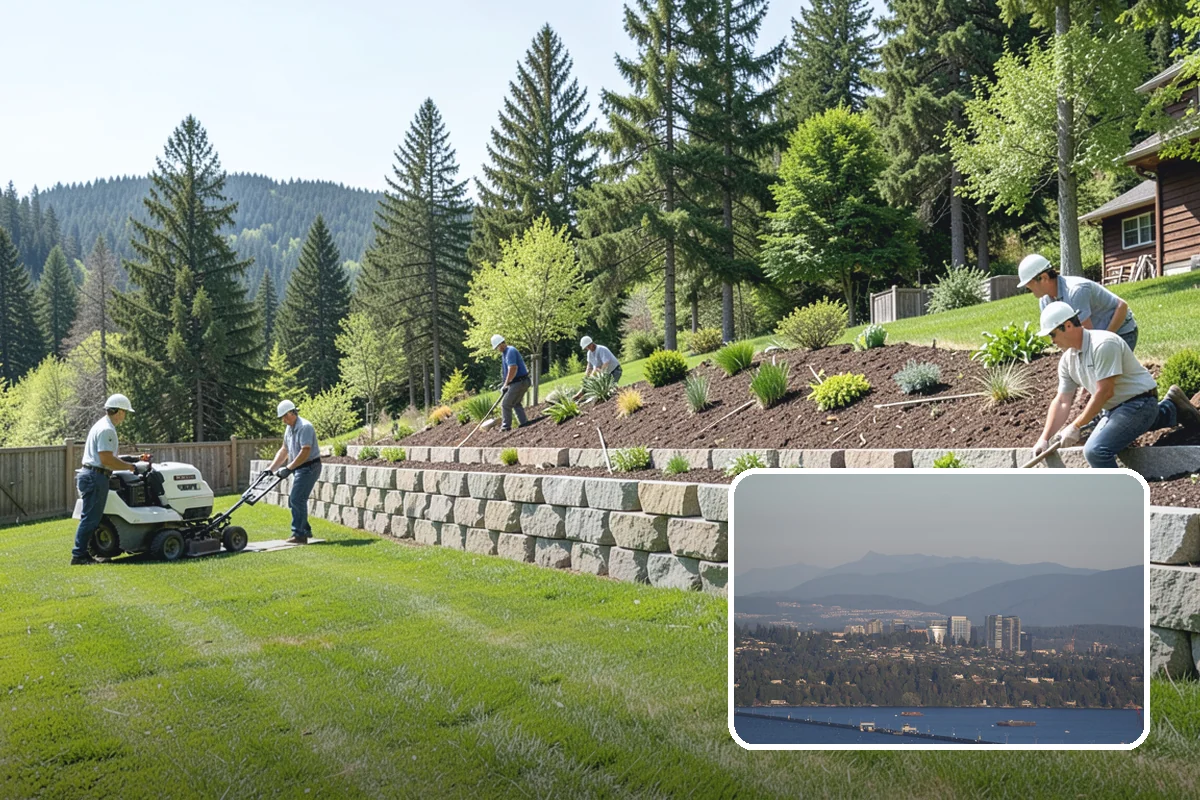 Bed Expansion in Medina, King County, WA - Creates room for additional plants and layered design