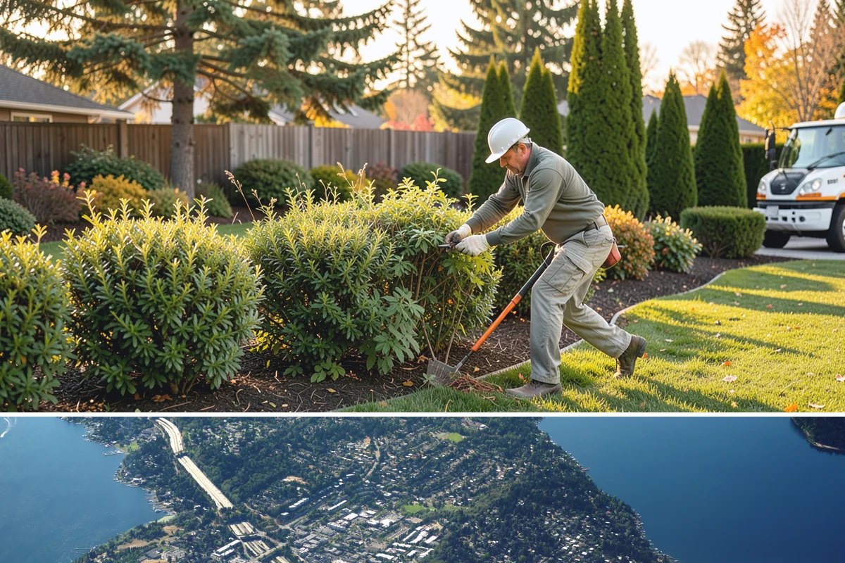 Bed Expansion in Mercer Island, King County, WA - Best done in the cool, moist windows of spring or early autumn so freshly opened soil settles before Puget Sound's summer dry...