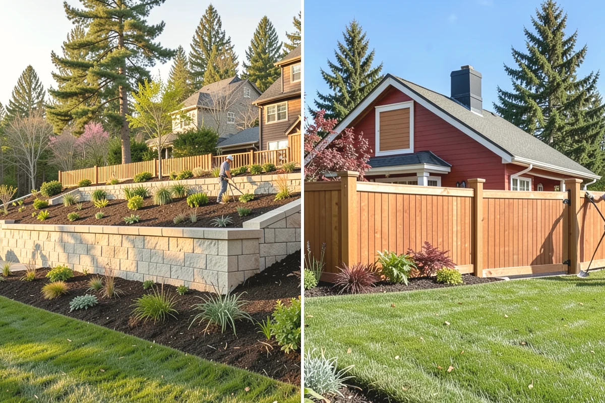 Bed Expansion in Mountlake Terrace, Snohomish County, WA - Lay out the new bed shape with you and mark the perimeter