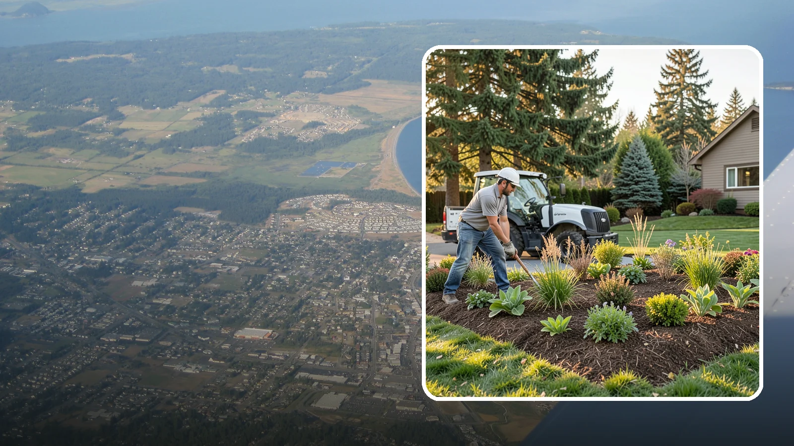 Bed Expansion in Oak Harbor, Island County, WA - We enlarge your existing planting beds to accommodate new plants, better proportions, and easier maintenance across your Puget...