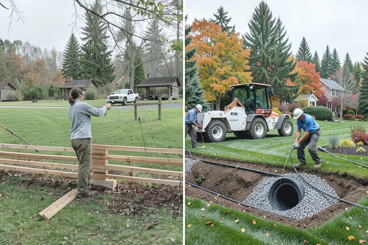 Bed Expansion in Renton, King County, WA - Lay out the new bed shape with you and mark the perimeter