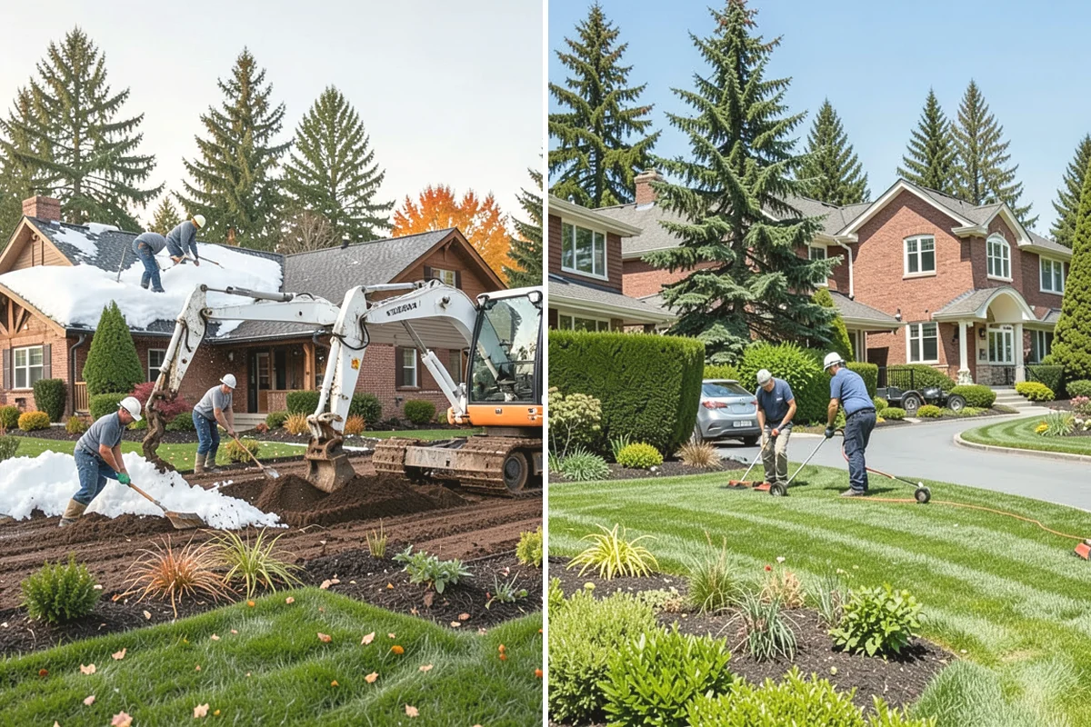Bed Expansion in Ruston, Pierce County, WA - Lay out the new bed shape with you and mark the perimeter