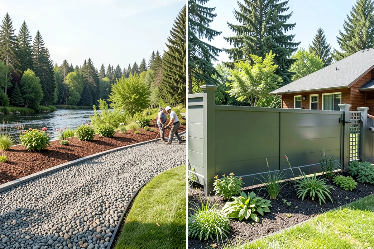 Bed Expansion in Seattle, King County, WA - Lay out the new bed shape with you and mark the perimeter