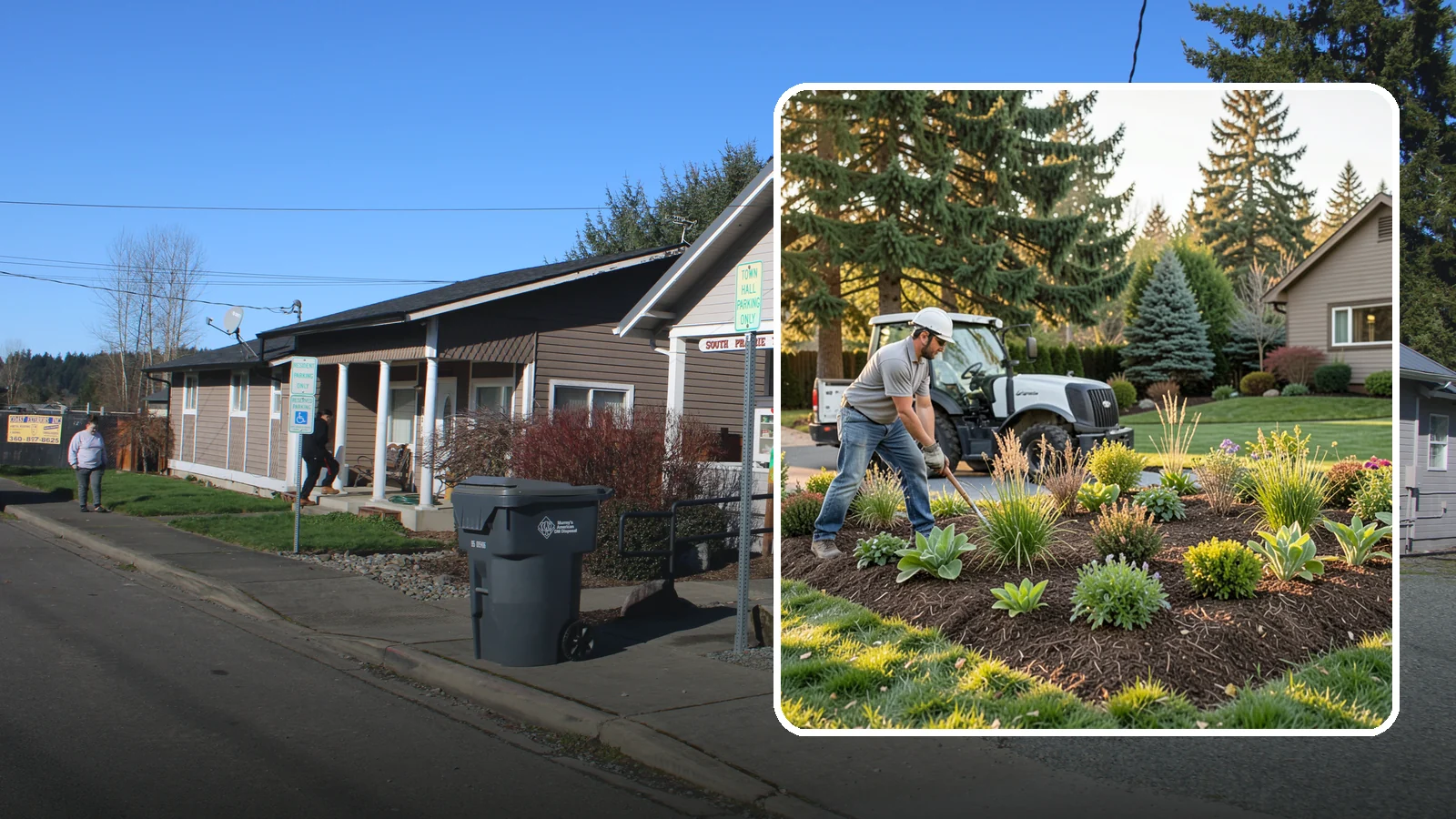 Bed Expansion in South Prairie, Pierce County, WA - We enlarge your existing planting beds to accommodate new plants, better proportions, and easier maintenance across your Puget...