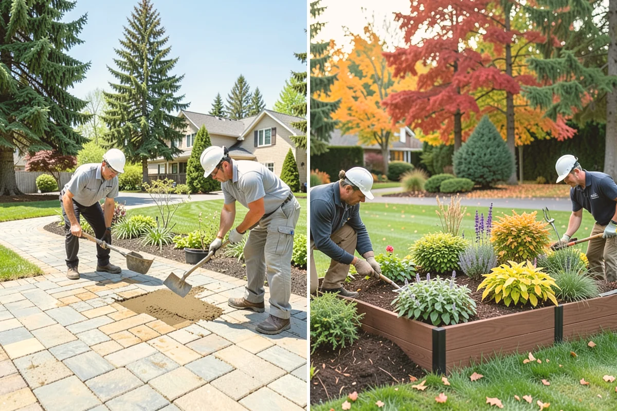 Bed Expansion in Stanwood, Snohomish County, WA - Lay out the new bed shape with you and mark the perimeter