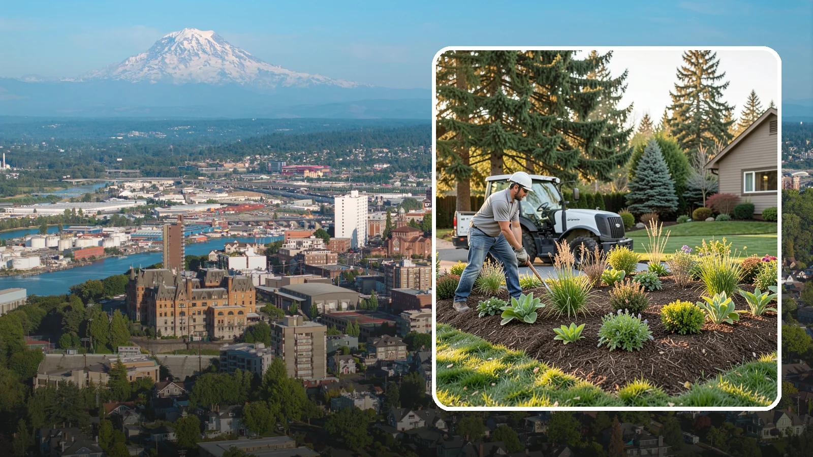 Bed Expansion in Tacoma, Pierce County, WA - We enlarge your existing planting beds to accommodate new plants, better proportions, and easier maintenance across your Puget...