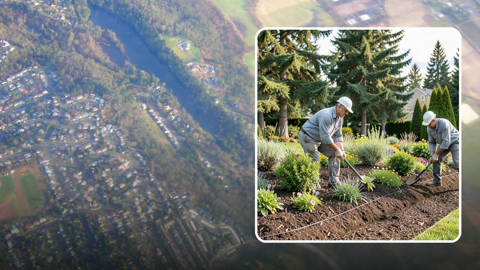 Bed Mulching in Algona, King County, WA - We apply fresh, properly graded mulch to protect, insulate, and beautify your Pacific Northwest garden beds.