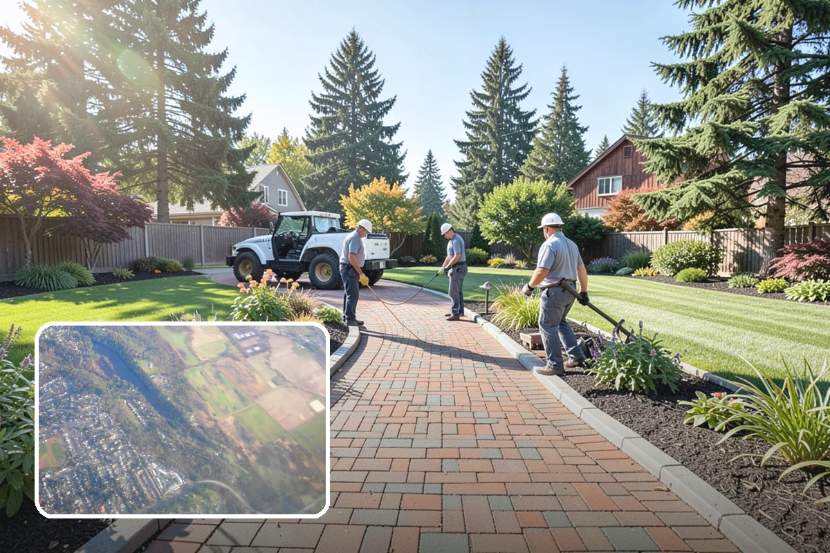 Bed Mulching in Algona, King County, WA - Suppresses PNW weeds and reduces hand-pulling