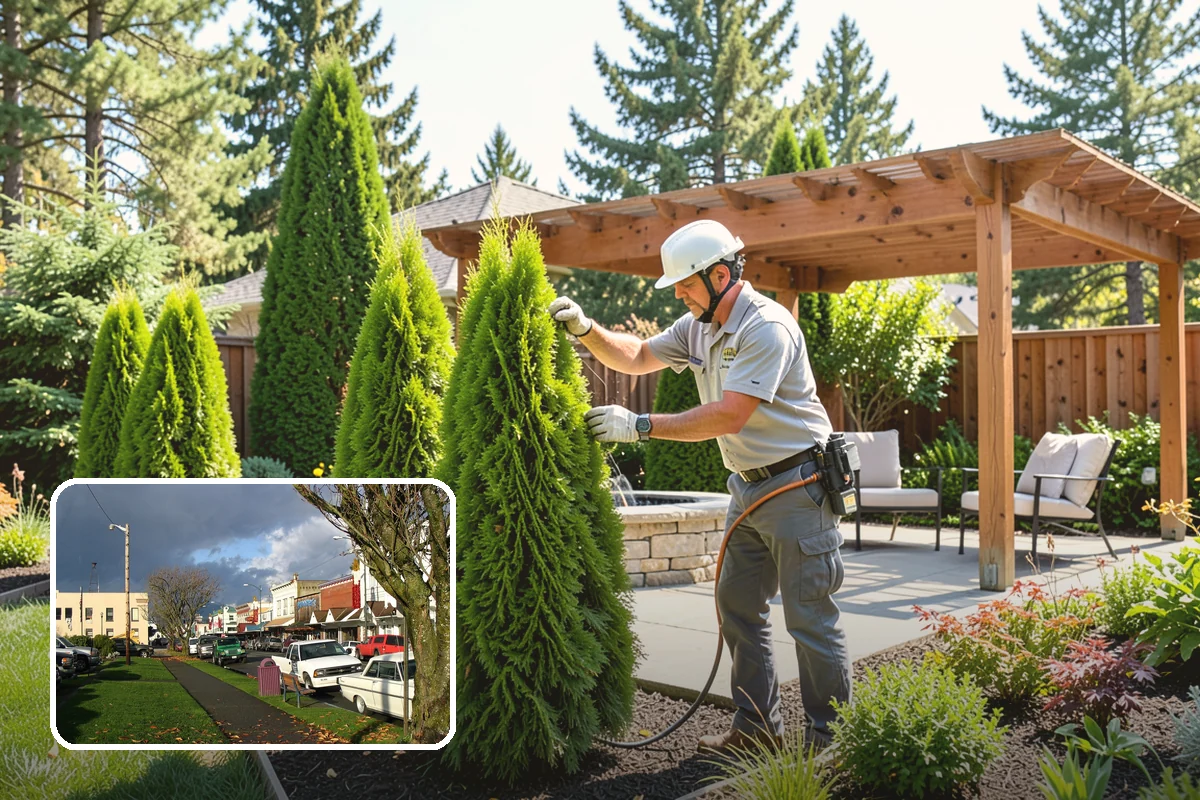 Bed Mulching in Arlington, Snohomish County, WA - Suppresses PNW weeds and reduces hand-pulling