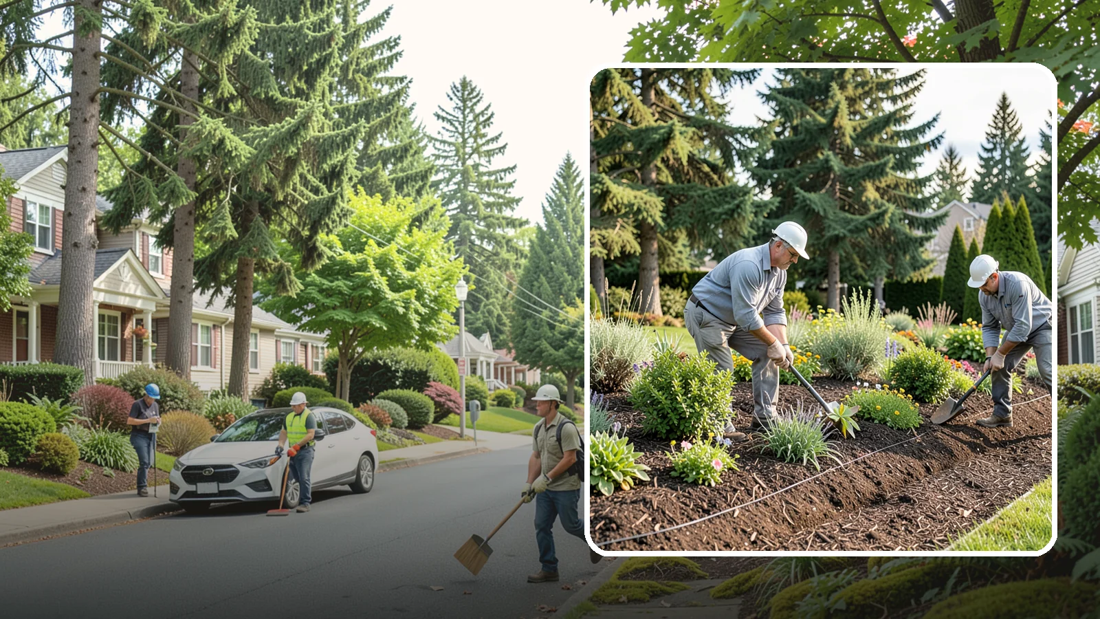 Bed Mulching in Beaux Arts Village, King County, WA - We apply fresh, properly graded mulch to protect, insulate, and beautify your Pacific Northwest garden beds.