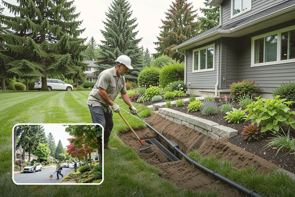 Bed Mulching in Beaux Arts Village, King County, WA - Suppresses PNW weeds and reduces hand-pulling