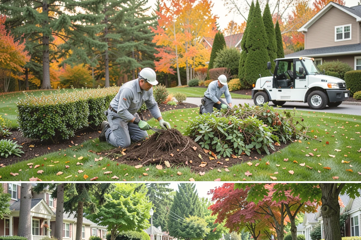 Bed Mulching in Beaux Arts Village, King County, WA - Apply in late spring after soil warms for weed control and moisture retention, with a fall top-up to protect roots through the...