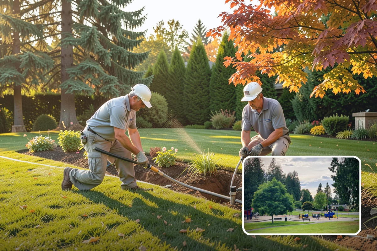 Bed Mulching in Bonney Lake, Pierce County, WA - Suppresses PNW weeds and reduces hand-pulling