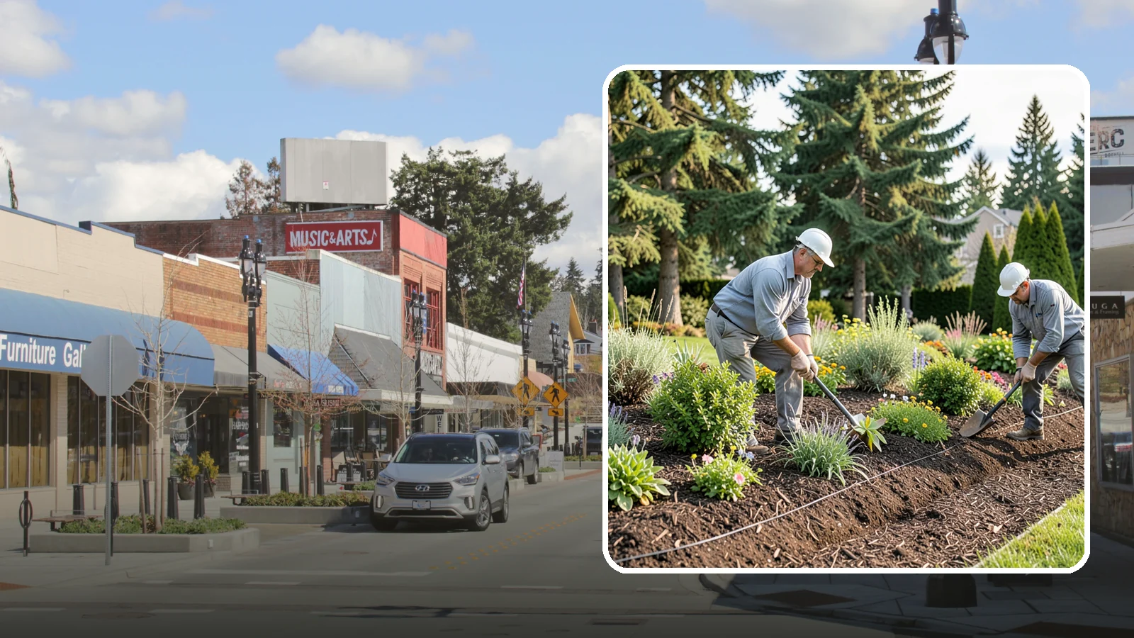 Bed Mulching in Bothell, King County, WA - We apply fresh, properly graded mulch to protect, insulate, and beautify your Pacific Northwest garden beds.
