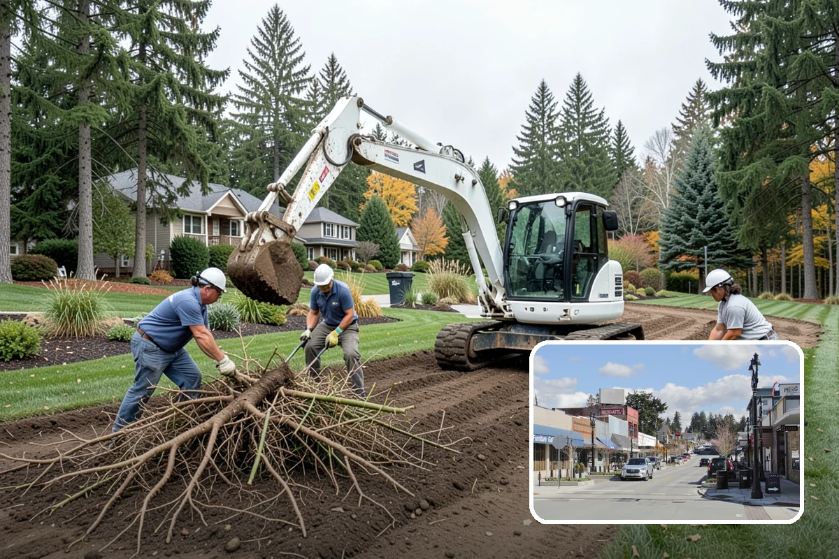 Bed Mulching in Bothell, King County, WA - Suppresses PNW weeds and reduces hand-pulling
