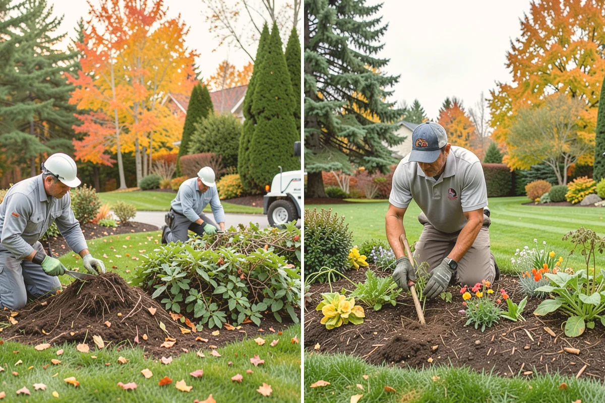 Bed Mulching in Brier, Snohomish County, WA - Confirm mulch type and calculate coverage depth