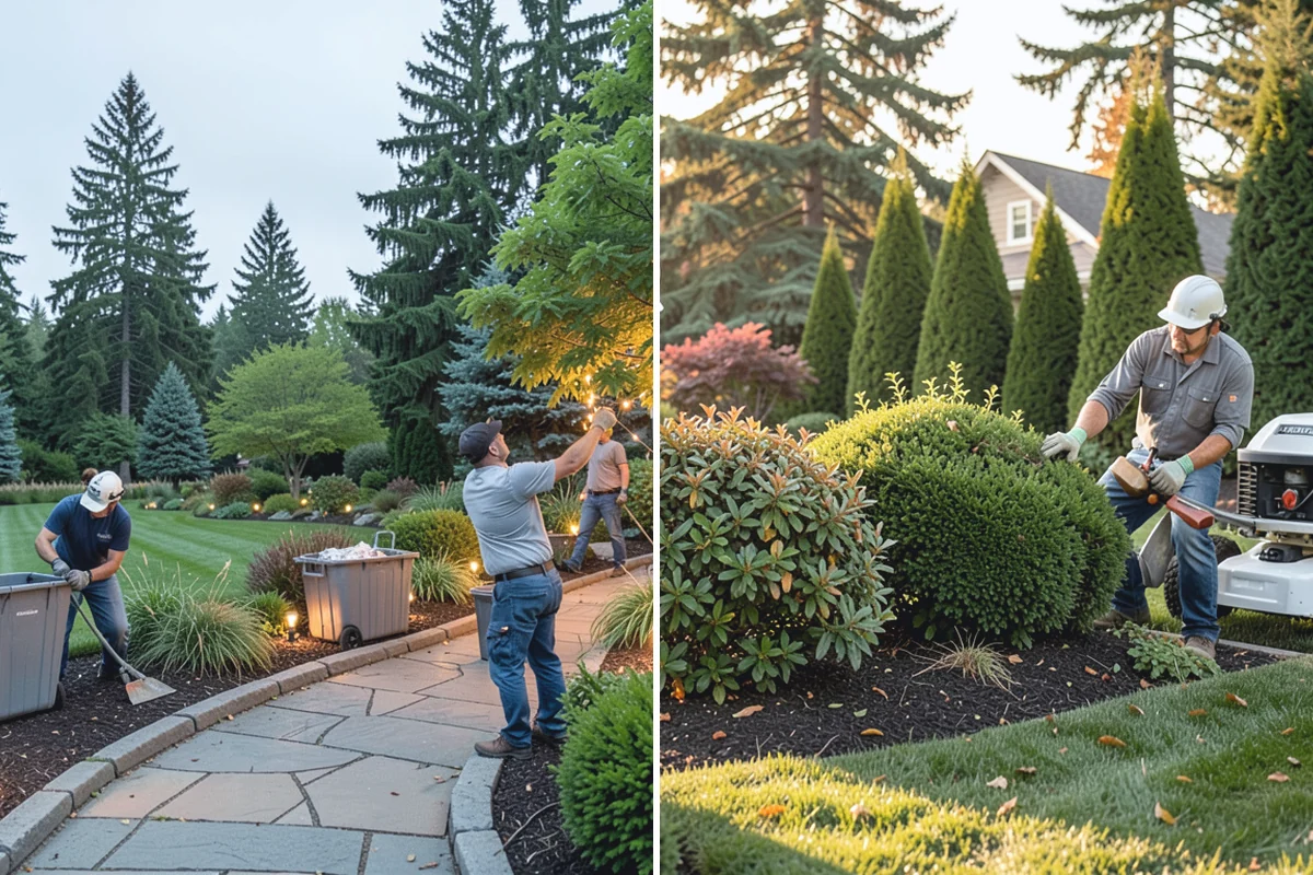 Bed Mulching in Buckley, Pierce County, WA - Confirm mulch type and calculate coverage depth