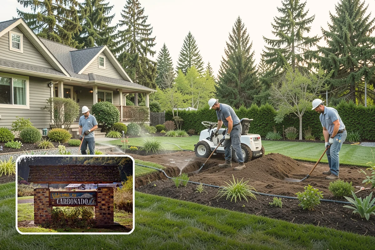 Bed Mulching in Carbonado, Pierce County, WA - Suppresses PNW weeds and reduces hand-pulling