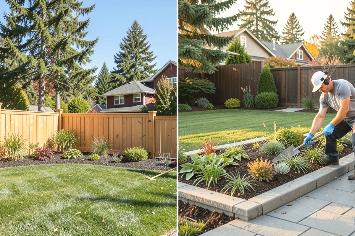 Bed Mulching in Covington, King County, WA - Confirm mulch type and calculate coverage depth