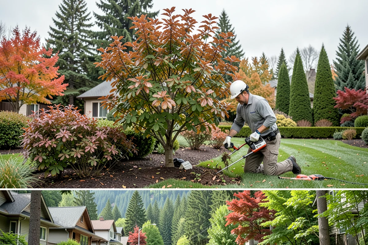 Bed Mulching in Darrington, Snohomish County, WA - Apply in late spring after soil warms for weed control and moisture retention, with a fall top-up to protect roots through the...