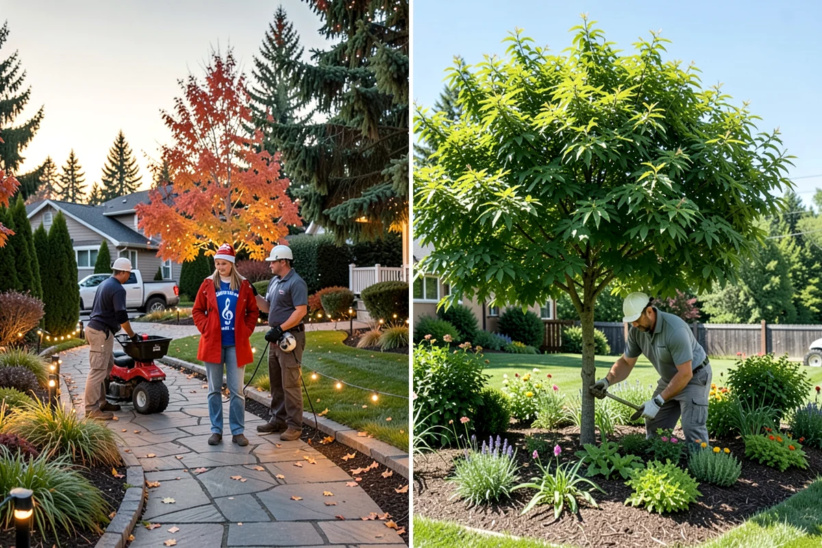 Bed Mulching in DuPont, Pierce County, WA - Confirm mulch type and calculate coverage depth