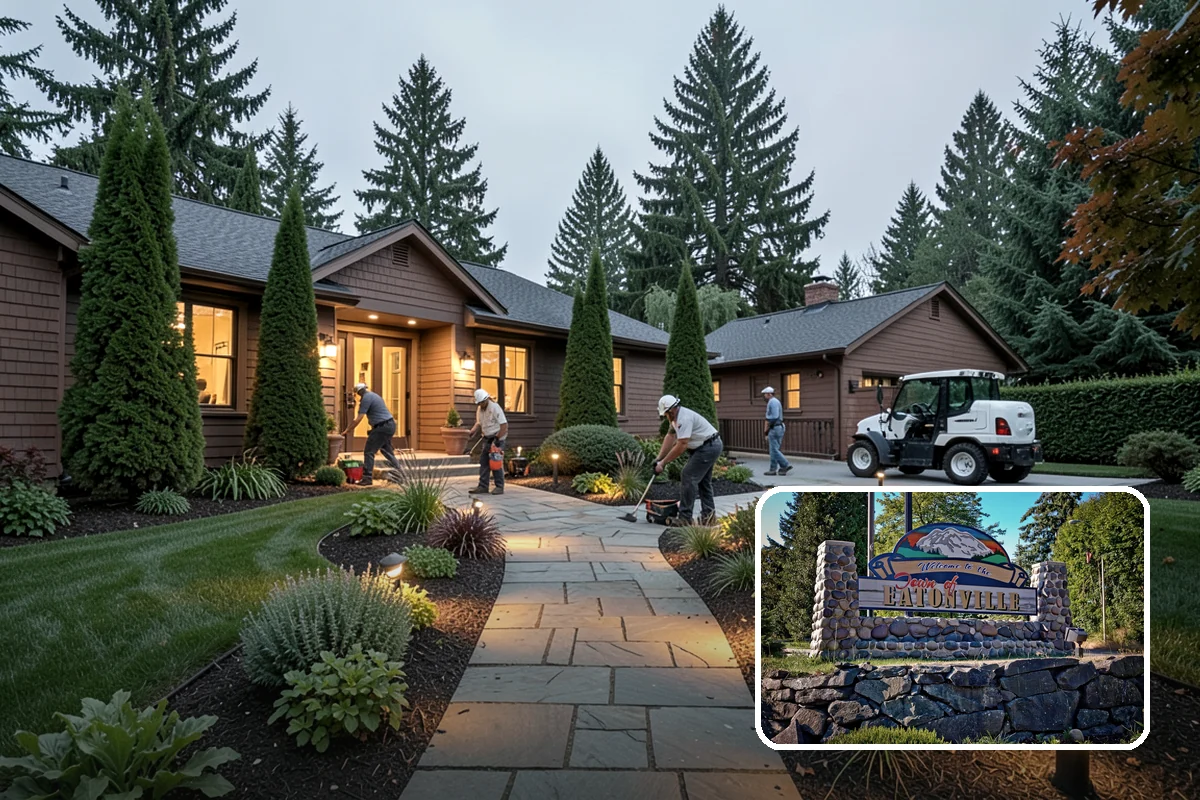 Bed Mulching in Eatonville, Pierce County, WA - Suppresses PNW weeds and reduces hand-pulling
