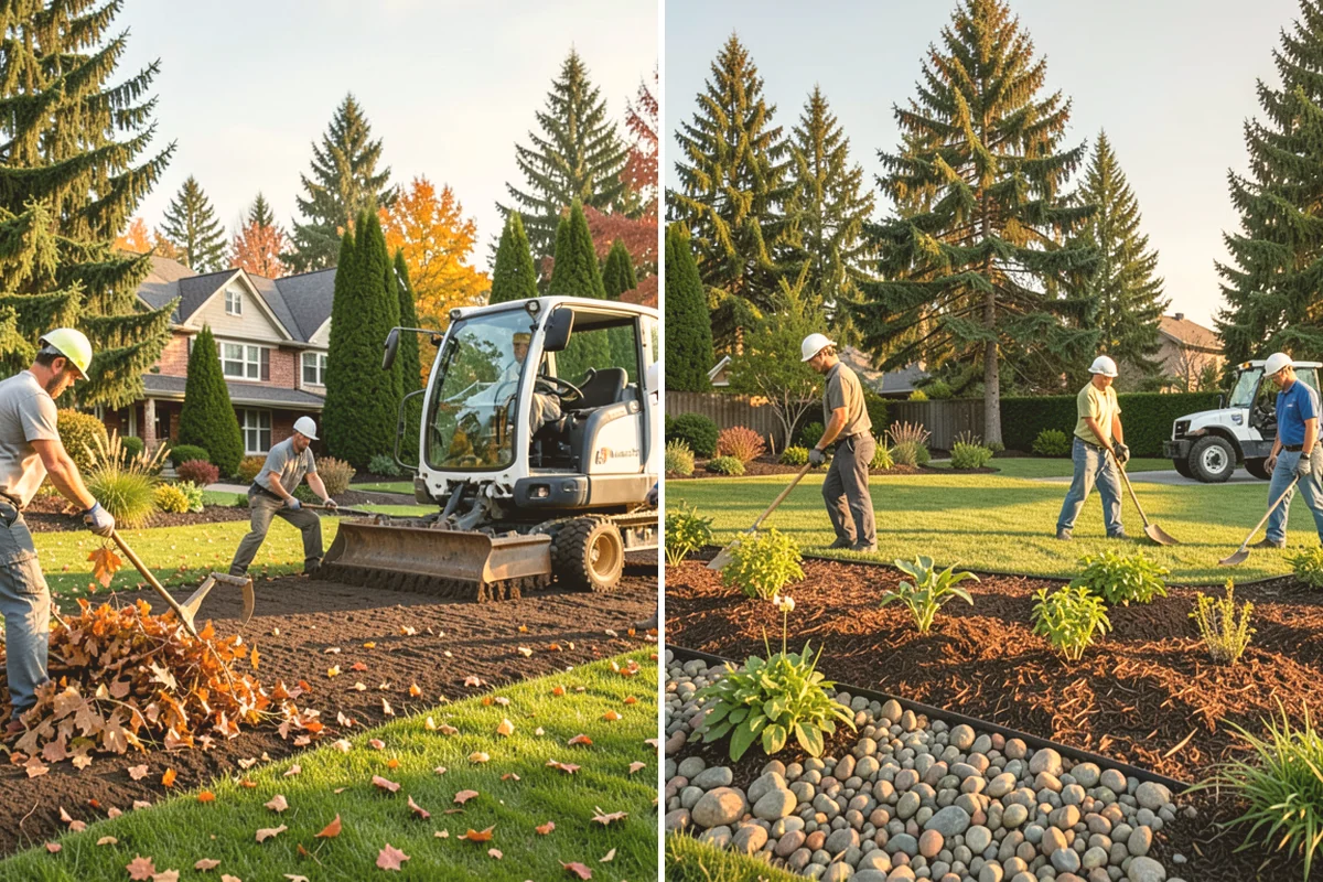 Bed Mulching in Eatonville, Pierce County, WA - Confirm mulch type and calculate coverage depth