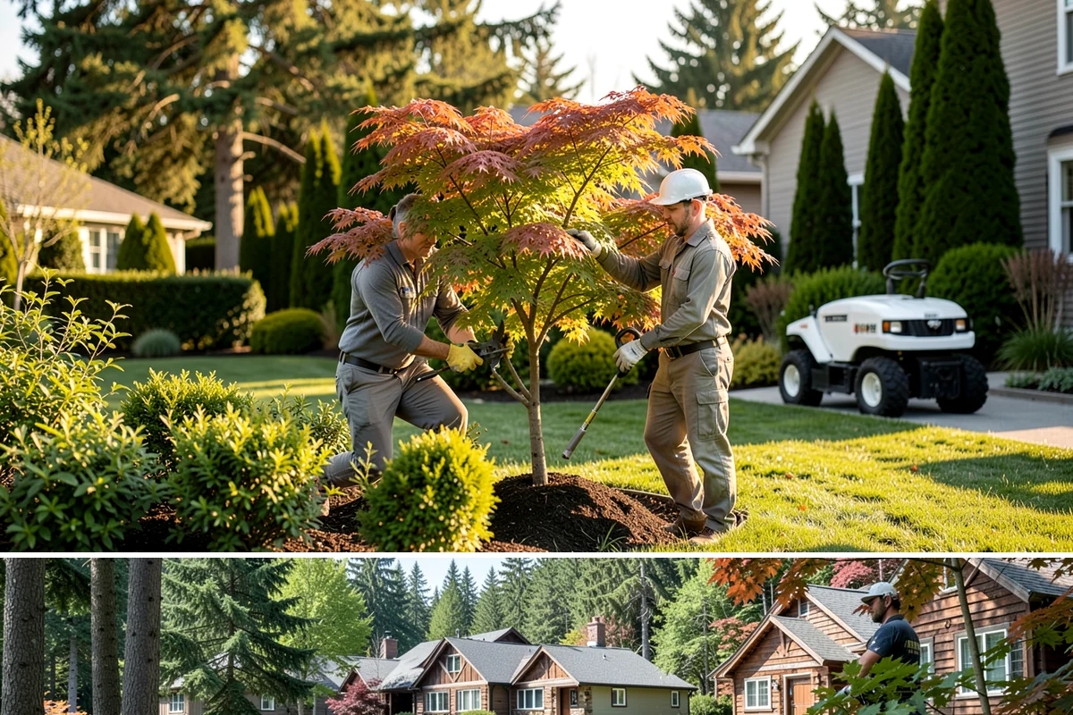 Bed Mulching in Edgewood, Pierce County, WA - Apply in late spring after soil warms for weed control and moisture retention, with a fall top-up to protect roots through the...