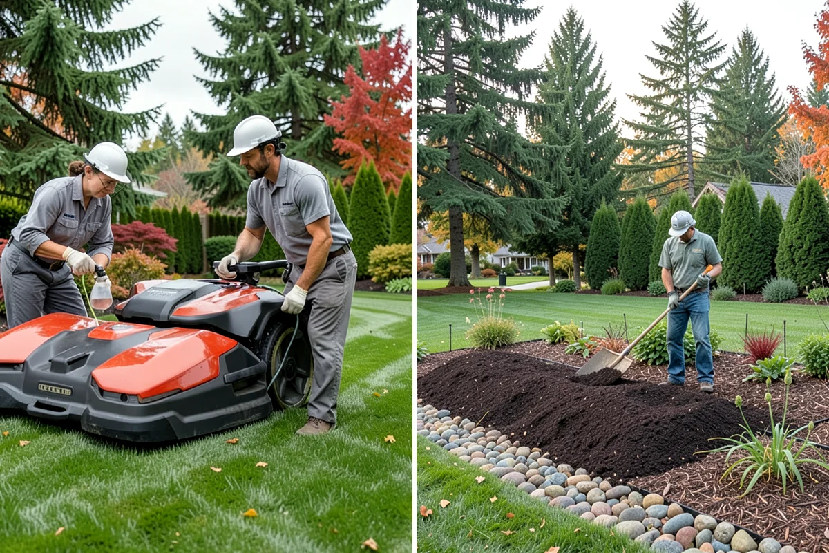 Bed Mulching in Enumclaw, King County, WA - Confirm mulch type and calculate coverage depth