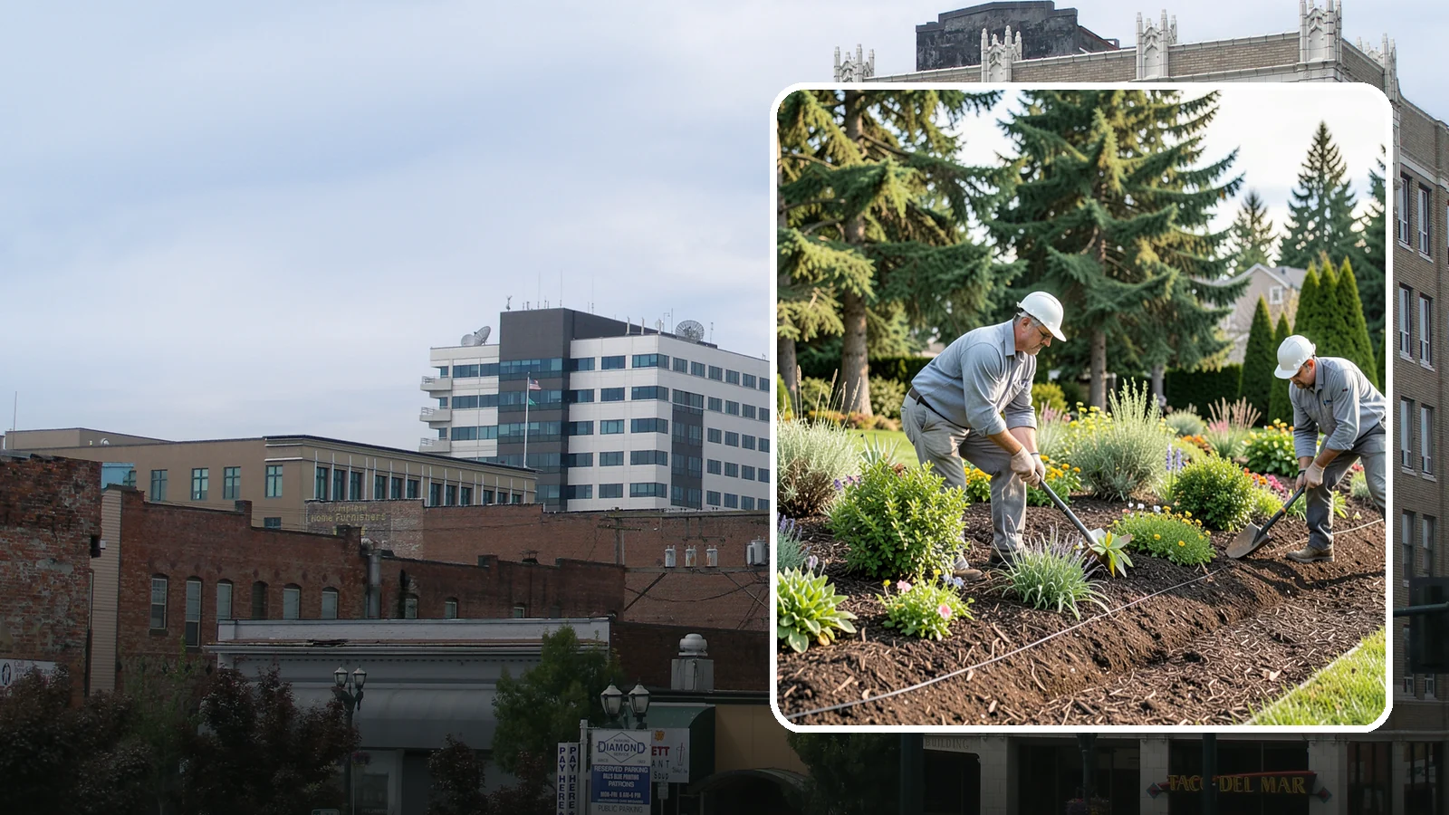 Bed Mulching in Everett, Snohomish County, WA - We apply fresh, properly graded mulch to protect, insulate, and beautify your Pacific Northwest garden beds.