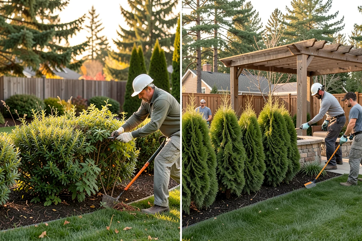 Bed Mulching in Everett, Snohomish County, WA - Confirm mulch type and calculate coverage depth