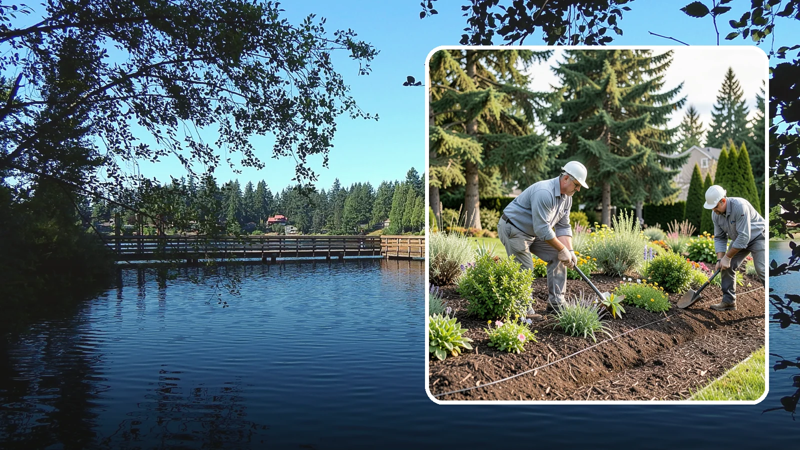 Bed Mulching in Federal Way, King County, WA - We apply fresh, properly graded mulch to protect, insulate, and beautify your Pacific Northwest garden beds.