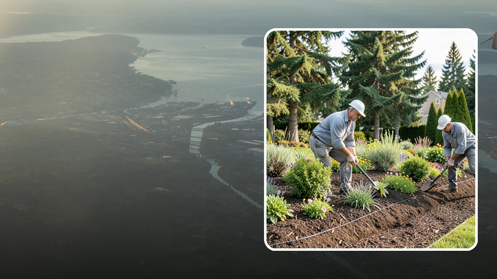 Bed Mulching in Fife, Pierce County, WA - We apply fresh, properly graded mulch to protect, insulate, and beautify your Pacific Northwest garden beds.