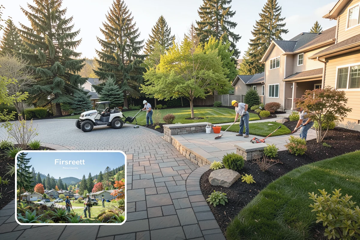 Bed Mulching in Fircrest, Pierce County, WA - Suppresses PNW weeds and reduces hand-pulling