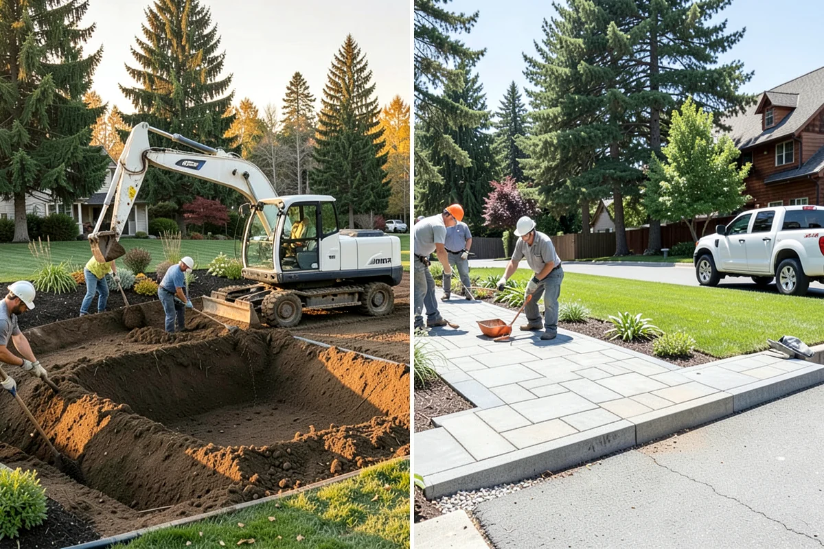 Bed Mulching in Fircrest, Pierce County, WA - Confirm mulch type and calculate coverage depth