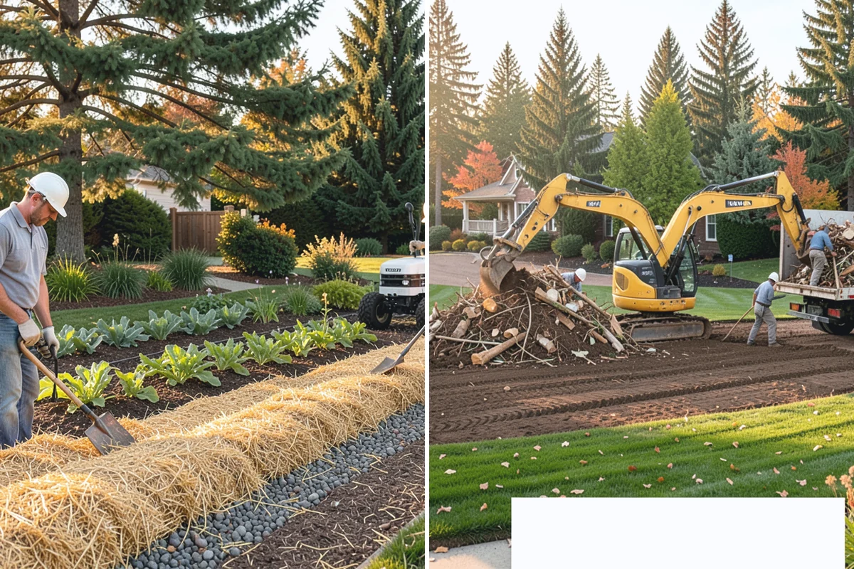 Bed Mulching in Hamilton, Skagit County, WA - Confirm mulch type and calculate coverage depth