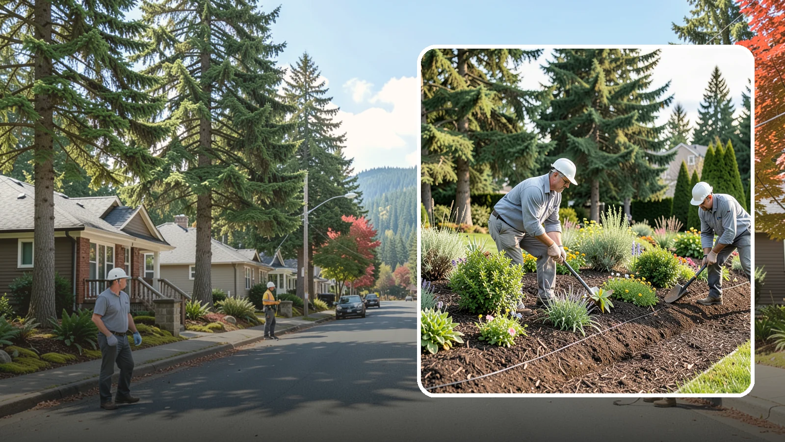 Bed Mulching in Hunts Point, King County, WA - We apply fresh, properly graded mulch to protect, insulate, and beautify your Pacific Northwest garden beds.