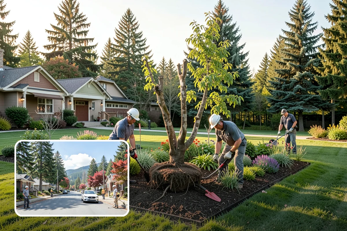 Bed Mulching in Hunts Point, King County, WA - Suppresses PNW weeds and reduces hand-pulling