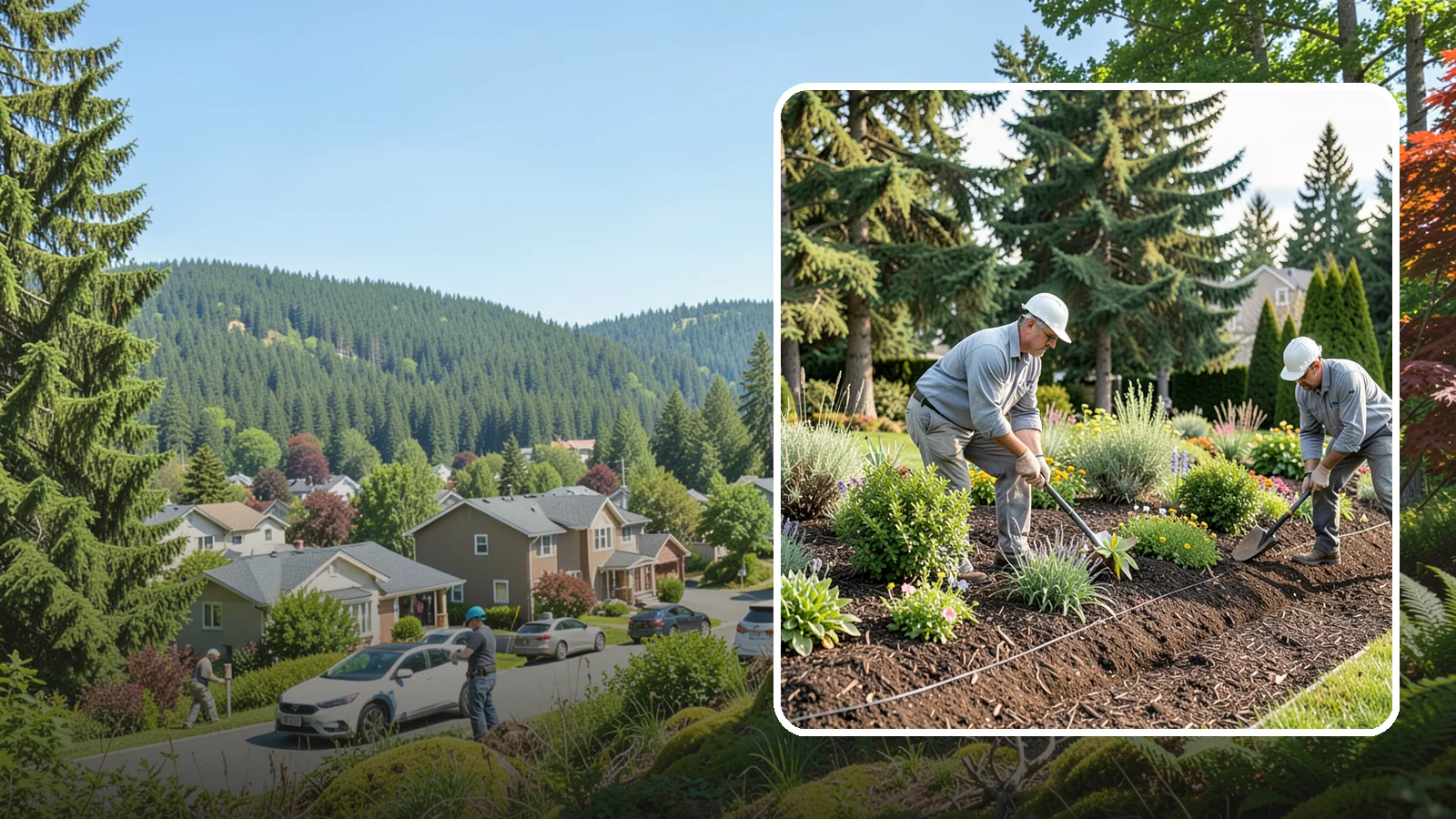 Bed Mulching in Index, Snohomish County, WA - We apply fresh, properly graded mulch to protect, insulate, and beautify your Pacific Northwest garden beds.