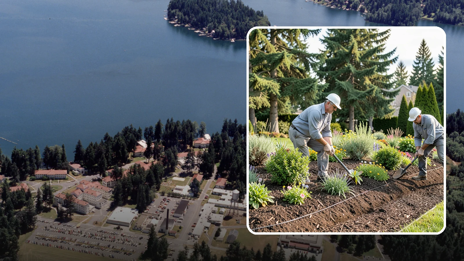 Bed Mulching in Lakewood, Pierce County, WA - We apply fresh, properly graded mulch to protect, insulate, and beautify your Pacific Northwest garden beds.