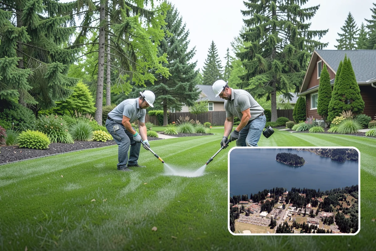 Bed Mulching in Lakewood, Pierce County, WA - Suppresses PNW weeds and reduces hand-pulling