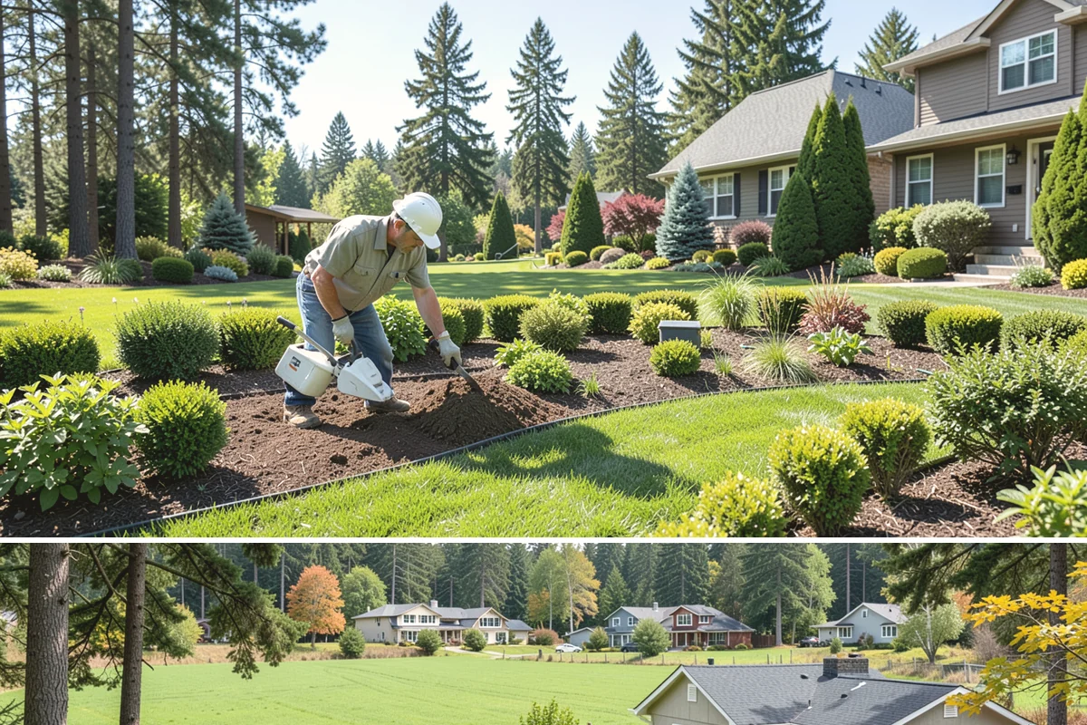 Bed Mulching in Lyman, Skagit County, WA - Apply in late spring after soil warms for weed control and moisture retention, with a fall top-up to protect roots through the...