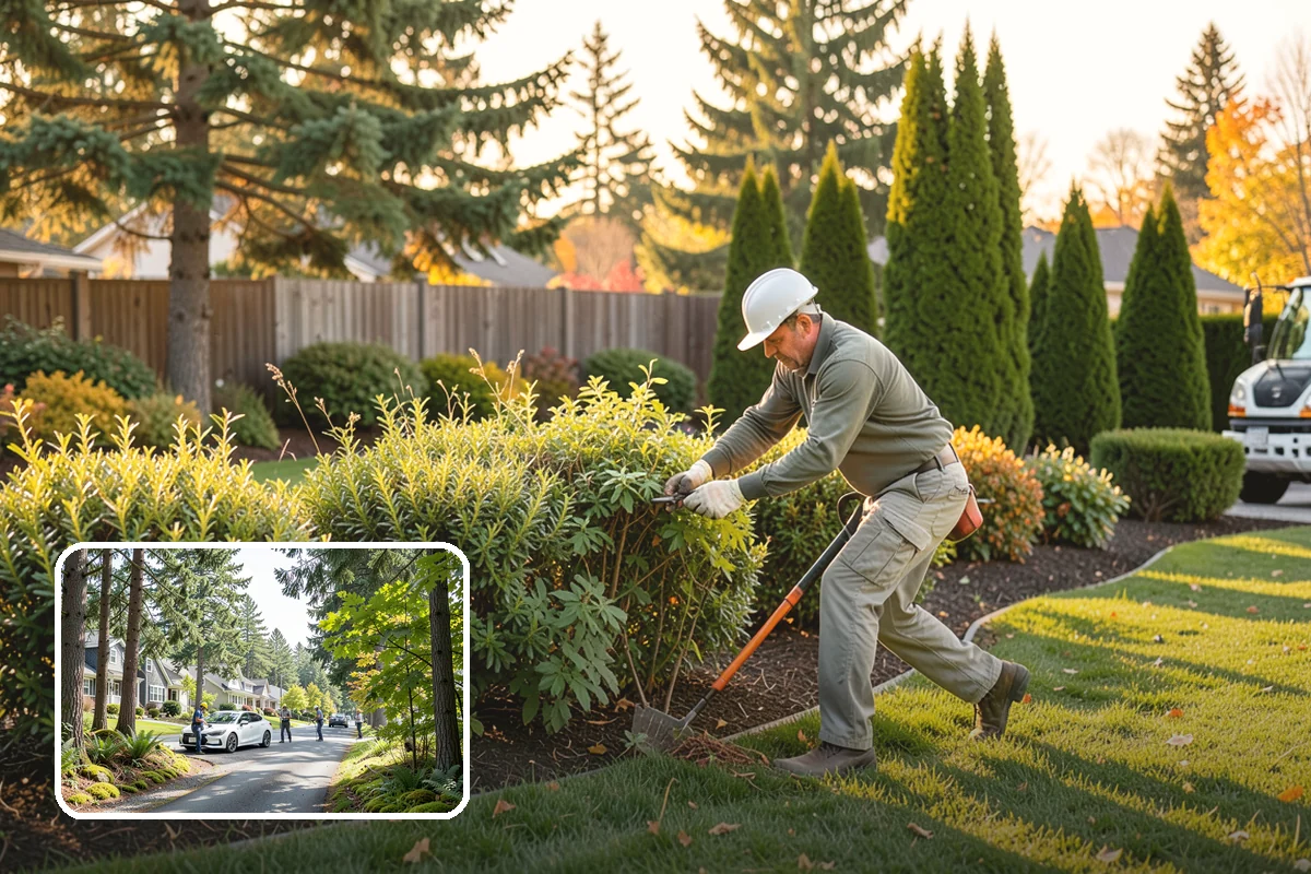 Bed Mulching in Normandy Park, King County, WA - Suppresses PNW weeds and reduces hand-pulling