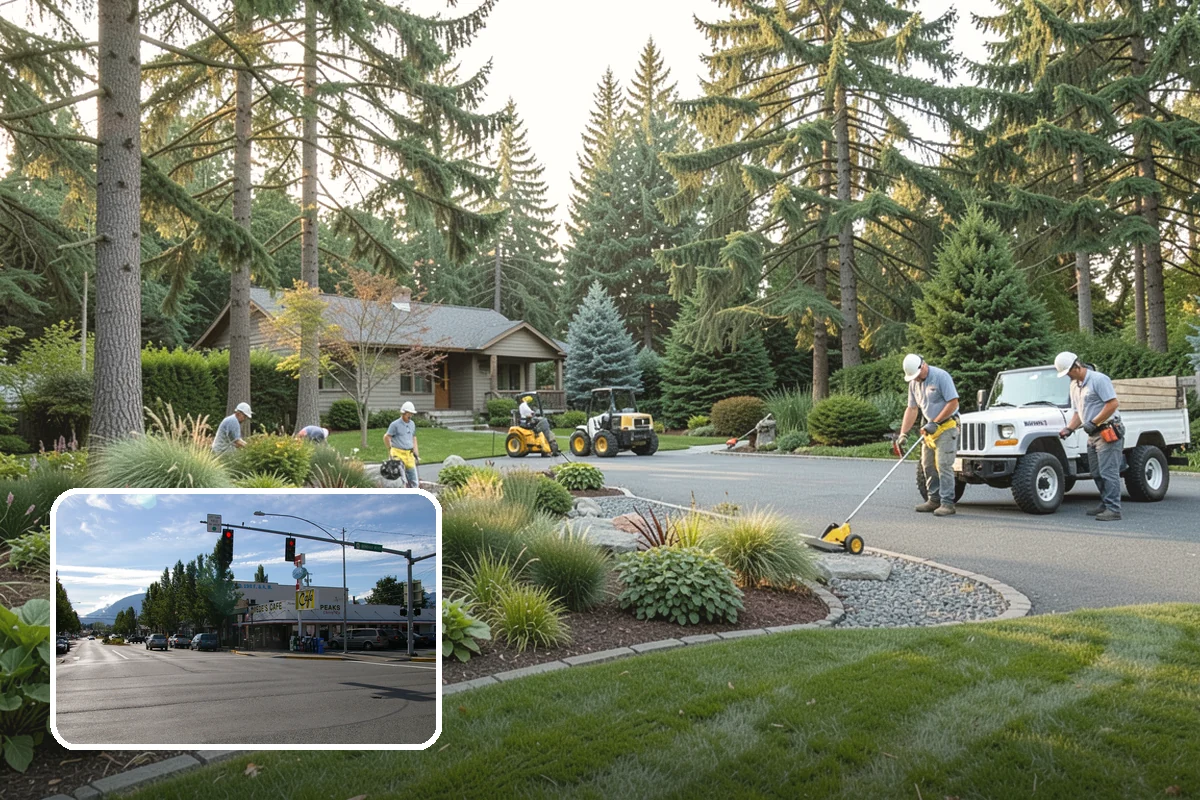 Bed Mulching in North Bend, King County, WA - Suppresses PNW weeds and reduces hand-pulling