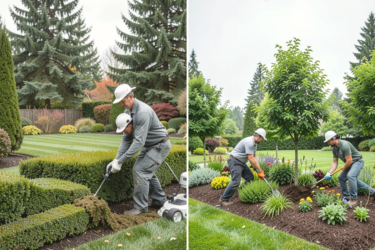 Bed Mulching in North Bend, King County, WA - Confirm mulch type and calculate coverage depth