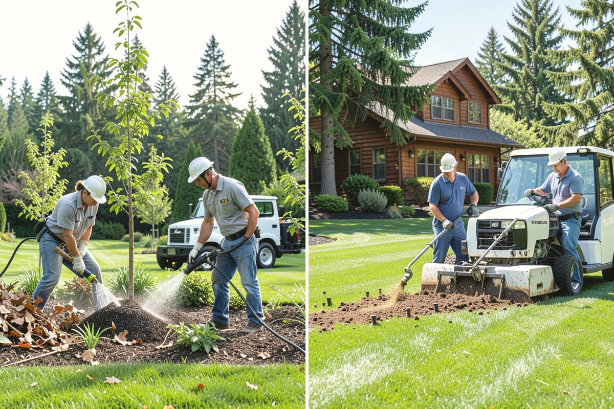 Bed Mulching in Oak Harbor, Island County, WA - Confirm mulch type and calculate coverage depth