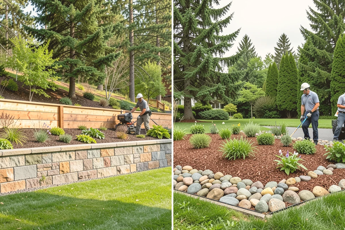 Bed Mulching in Orting, Pierce County, WA - Confirm mulch type and calculate coverage depth