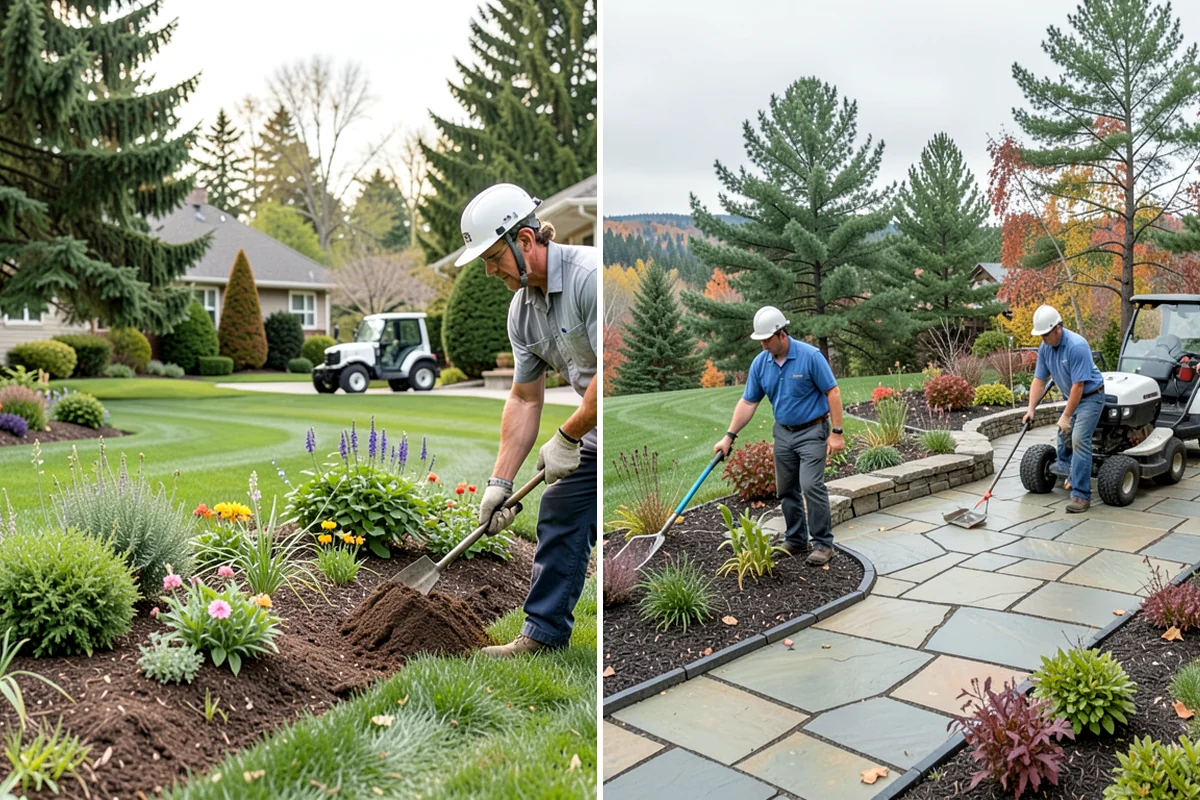 Bed Mulching in Pacific, King County, WA - Confirm mulch type and calculate coverage depth